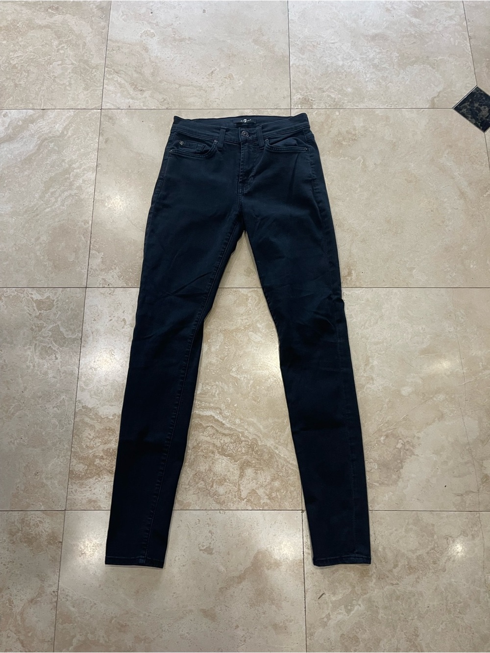7 For All Mankind Women’s Black Skinny Jeans